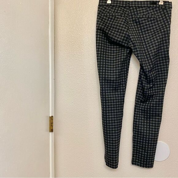 Kut from the Kloth Elyse Checkered mid rise Skinny black goth plaid stretch 4 - Picture 10 of 15